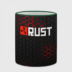Кружка 3D RUST, цвет: 3D-зеленый кант — фото 2