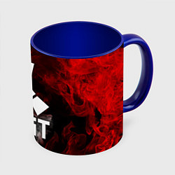 Кружка 3D RUST, цвет: 3D-белый + синий
