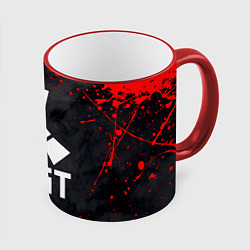 Кружка 3D RUST, цвет: 3D-красный кант