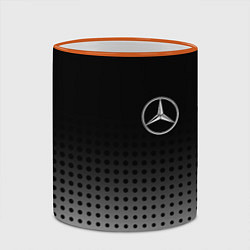 Кружка 3D Mercedes-Benz, цвет: 3D-оранжевый кант — фото 2