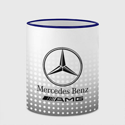 Кружка 3D Mercedes-Benz, цвет: 3D-синий кант — фото 2