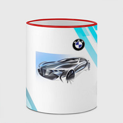 Кружка 3D BMW, цвет: 3D-красный кант — фото 2