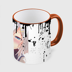 Кружка 3D AHEGAO, цвет: 3D-оранжевый кант