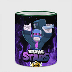 Кружка 3D Brawl Stars DJ Frank, цвет: 3D-зеленый кант — фото 2