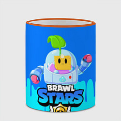 Кружка 3D Brawl Stars SPROUT, цвет: 3D-оранжевый кант — фото 2