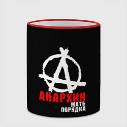 Кружка 3D Анархия мать порядка, цвет: 3D-красный кант — фото 2