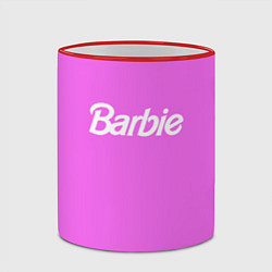 Кружка 3D Barbie, цвет: 3D-красный кант — фото 2