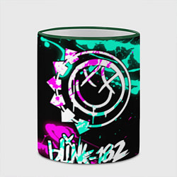 Кружка 3D Blink-182 6, цвет: 3D-зеленый кант — фото 2