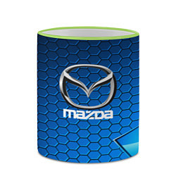 Кружка 3D MAZDA, цвет: 3D-светло-зеленый кант — фото 2