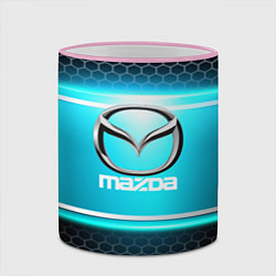 Кружка 3D MAZDA, цвет: 3D-розовый кант — фото 2