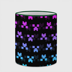 Кружка 3D MINECRAFT CREEPER NEON, цвет: 3D-зеленый кант — фото 2