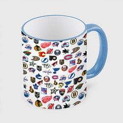 Кружка цветная NHL PATTERN Z