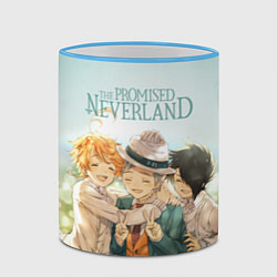 Кружка 3D The Promised Neverland, цвет: 3D-небесно-голубой кант — фото 2