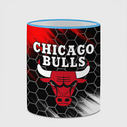 Кружка 3D CHICAGO BULLS, цвет: 3D-небесно-голубой кант — фото 2