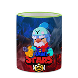 Кружка 3D BRAWL STARS GALE, цвет: 3D-светло-зеленый кант — фото 2