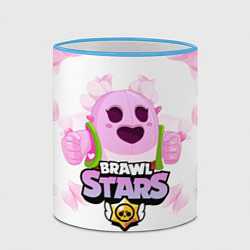 Кружка 3D Sakura Spike Brawl Stars, цвет: 3D-небесно-голубой кант — фото 2