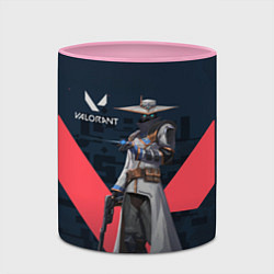 Кружка 3D CYPHER VALORANT, цвет: 3D-белый + розовый — фото 2