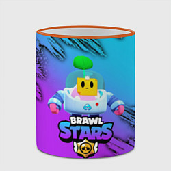 Кружка 3D Brawl Stars SPROUT, цвет: 3D-оранжевый кант — фото 2