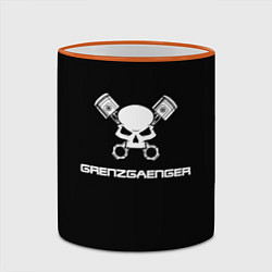 Кружка 3D Grenzgaenger, цвет: 3D-оранжевый кант — фото 2