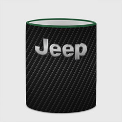 Кружка 3D Jeep Z, цвет: 3D-зеленый кант — фото 2