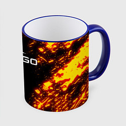 Кружка 3D CS GO, цвет: 3D-синий кант