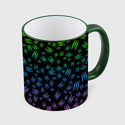 Кружка 3D PATTERN MONSTER ENERGY Z, цвет: 3D-зеленый кант