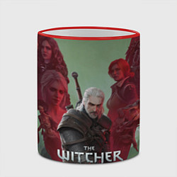 Кружка 3D The Witcher 5-летие, цвет: 3D-красный кант — фото 2