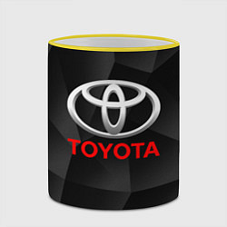 Кружка 3D TOYOTA, цвет: 3D-желтый кант — фото 2