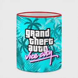 Кружка 3D GTA VICE CITY, цвет: 3D-красный кант — фото 2