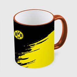 Кружка 3D BORUSSIA, цвет: 3D-оранжевый кант