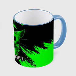 Кружка цветная MINECRAFT CREEPER CAT