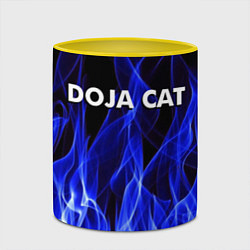 Кружка 3D DOJA CAT, цвет: 3D-белый + желтый — фото 2