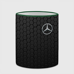 Кружка 3D MERCEDES-BENZ AMG, цвет: 3D-зеленый кант — фото 2