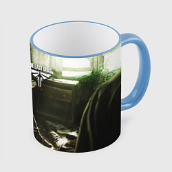 Кружка 3D The last of us part 2 tlou2, цвет: 3D-небесно-голубой кант