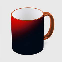 Кружка 3D RED, цвет: 3D-оранжевый кант