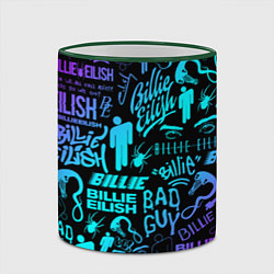 Кружка 3D BILLIE EILISH БИЛЛИ АЙЛИШ, цвет: 3D-зеленый кант — фото 2