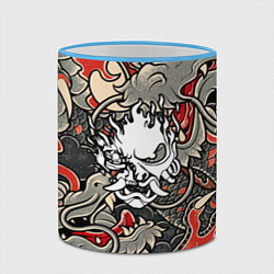 Кружка 3D CYBERPUNK2077 SAMURAI, цвет: 3D-небесно-голубой кант — фото 2