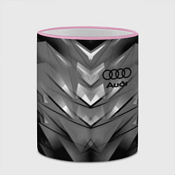 Кружка 3D AUDI, цвет: 3D-розовый кант — фото 2