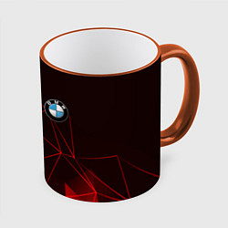 Кружка 3D BMW, цвет: 3D-оранжевый кант