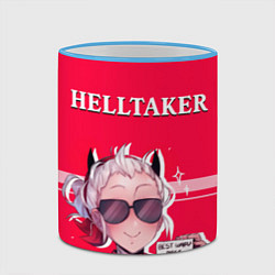 Кружка 3D HELLTAKER, цвет: 3D-небесно-голубой кант — фото 2