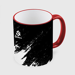 Кружка 3D Sabaton, цвет: 3D-красный кант