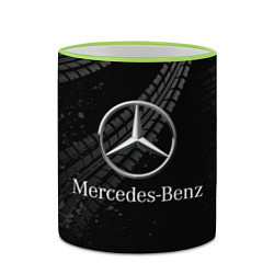 Кружка 3D MERCEDES, цвет: 3D-светло-зеленый кант — фото 2