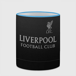 Кружка 3D LIVERPOOL, цвет: 3D-небесно-голубой кант — фото 2