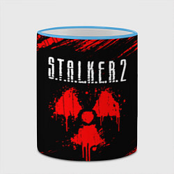 Кружка 3D STALKER 2 СТАЛКЕР 2, цвет: 3D-небесно-голубой кант — фото 2