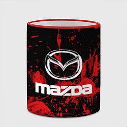 Кружка 3D Мазда, цвет: 3D-красный кант — фото 2
