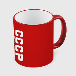 Кружка 3D СССР, цвет: 3D-красный кант
