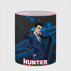 Кружка 3D Леорио Hunter x Hunter, цвет: 3D-розовый кант — фото 2