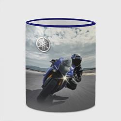 Кружка 3D Yamaha, цвет: 3D-синий кант — фото 2