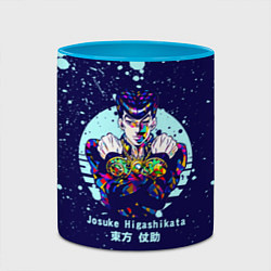 Кружка 3D JoJo Bizarre Adventure, цвет: 3D-белый + небесно-голубой — фото 2