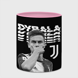 Кружка 3D Paulo Dybala, цвет: 3D-белый + розовый — фото 2